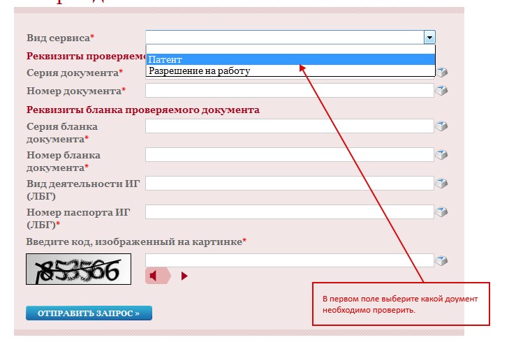Проверка патента на работу