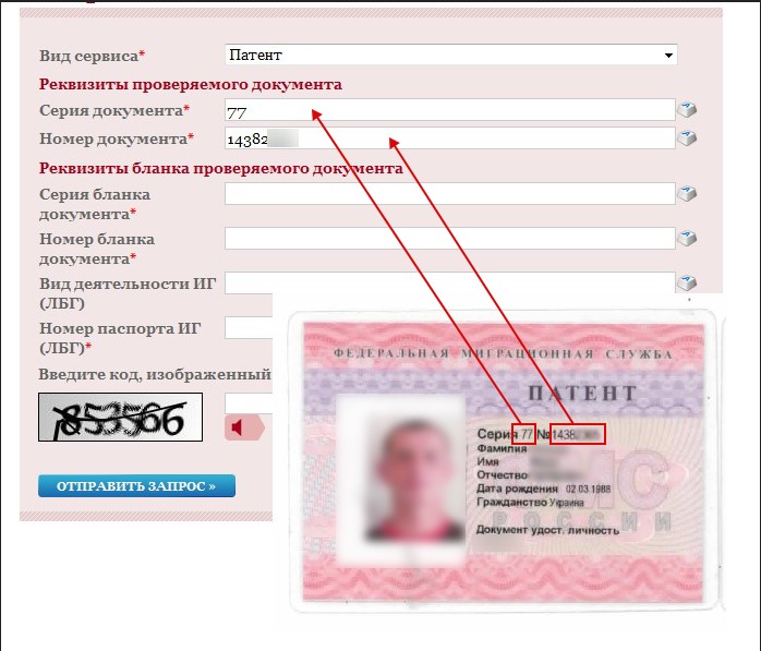 Проверка патента на работу